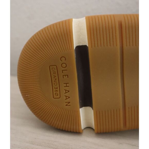 Cole Haan C34025 Mens Sz 9.5M British Tan/Ivory Leather 4.ZEROGRAND Loafers - Picture 8 of 16